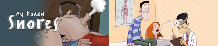 My Daddy Snores interior spread